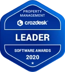 Award - leader in property management software award 2020