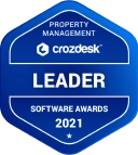 Award - leader in property management software award 2021