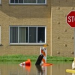 flooded property