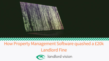 A computer with code and the blog title