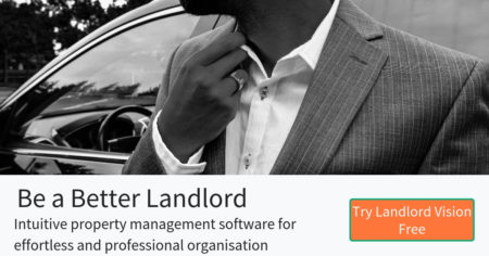 An advert for Landlord Vision