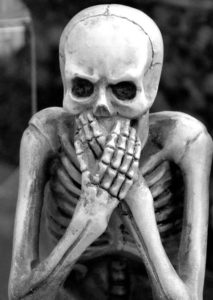 speak no evil skeleton