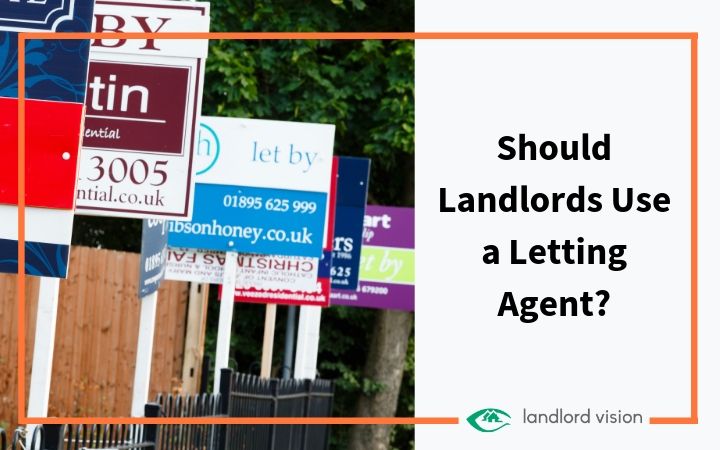 Some letting agency signs with the title should landlords use a letting agent.