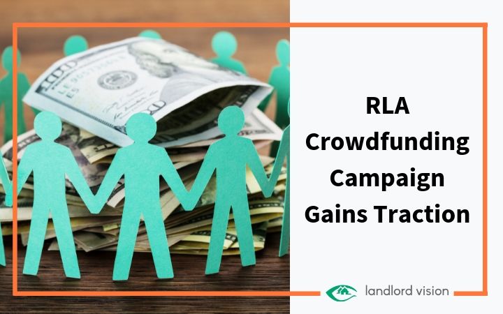 paper dolls around money representing RLA crowdfunding.