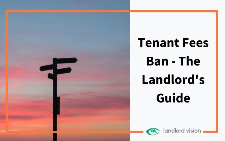 A signpost representing the tenant fees ban