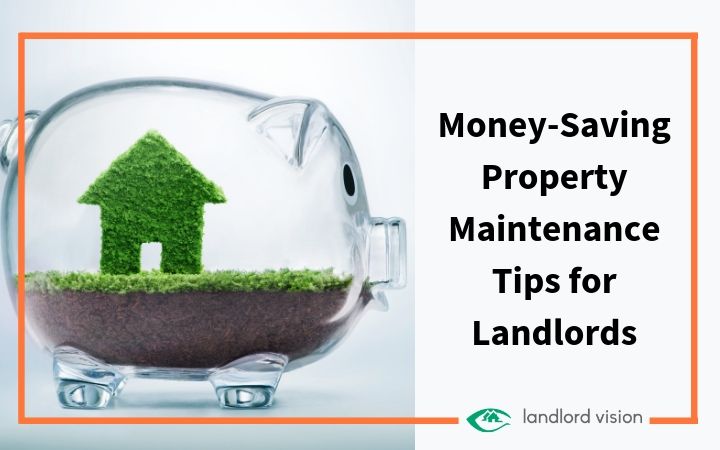 A house inside a piggy bank symbolising money saving property maintenance tips