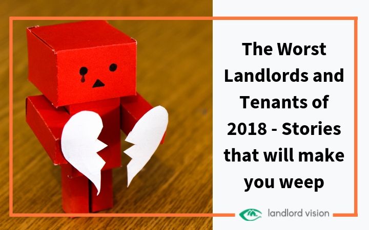A robot crying to symbolise bad landlords and tenants