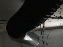 shoddy ventilation was installed in cannabis farm.