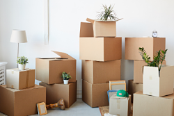 boxes stack on one another