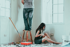painting the house