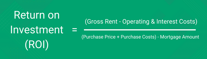 The return on investment formula for property - Landlord Key Metrics