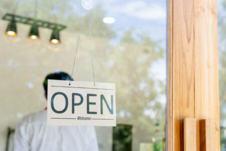 open on the first day of business. guarantees safety, cleanlines