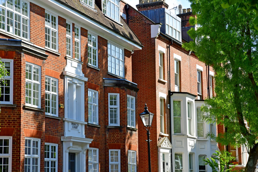 London; Hampstead, England - may 5 2019 : the city of Hampstead in spring