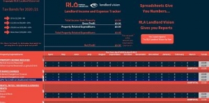 RLA Landlord Vision Rental Income and Expense Tracker